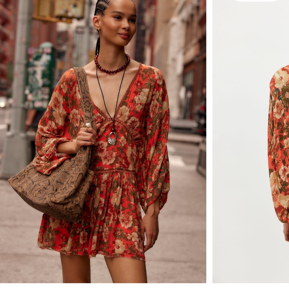 Sweet Dreams Printed Mini Dress